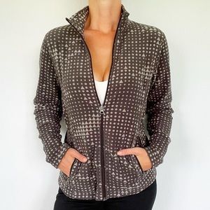 Eddie Bauer gray full zip fleece size XS